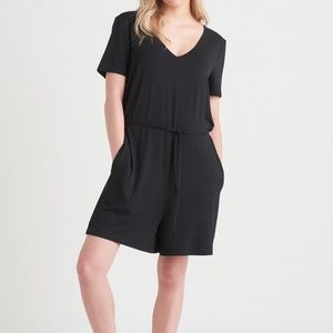 Dex belted romper